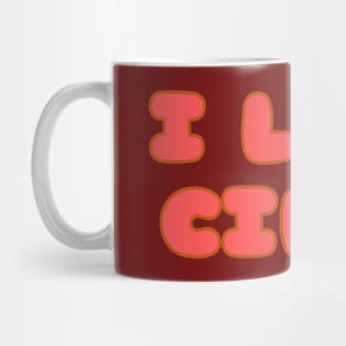 I LIKE Cider. In A Retro Vintage Pop Font Style Mug